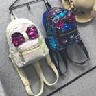 Sequined Bow Backpack
