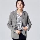Dual-breasted Linen Jacket