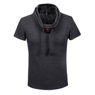 Short Sleeve Cowlneck T-shirt