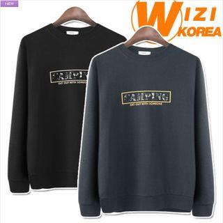 Camouflage Lettering Sweatshirt