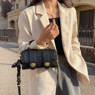 Mini Embossed Crossbody Satchel