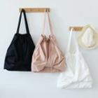 Bow Detail Canvas Tote Bag