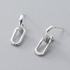 Non-matching Ear Stud 1 Pair - S925 Silver - One Size