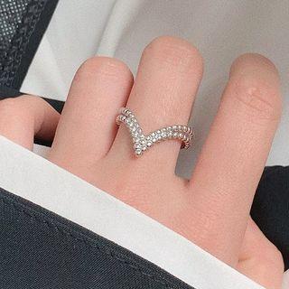 Geometry Ring Silver - One Size
