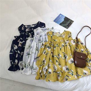 Shoulder Cut Out Floral Blouse
