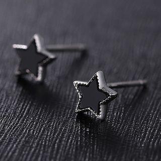 S925 Sliver Star Earrings