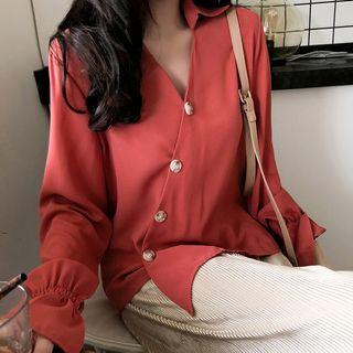 Side-buttoned Blouse