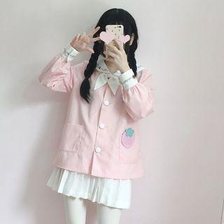 Sailor Collar Jacket / Pleated Skirt