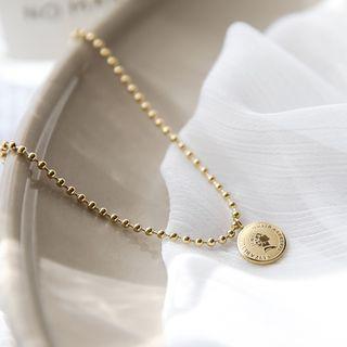 Alloy Coin Anklet Gold - One Size
