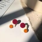 Color Block Geometric Earring