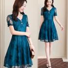 Lace V-neck A-line Dress (various Designs)