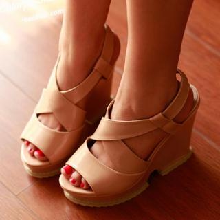 Cross-strap Sandals