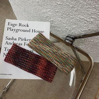 Melange Knit Face Wash Headband