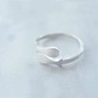925 Sterling Silver Fish Open Ring Open Ring - Fishs - One Size