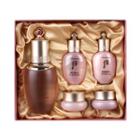 The History Of Whoo - Gongjinhyang Soo Camellia Moisturizing Oil Special Set: Oil + Balancer + Lotion + Cream + Jin Cream 5pcs