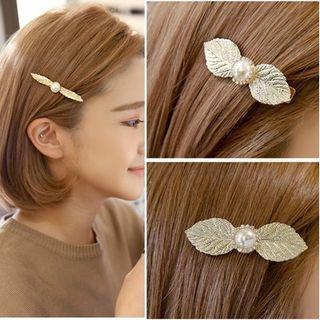 Faux-pearl Barrette