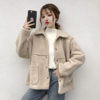 Fleece Button Jaceket
