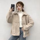 Fleece Button Jaceket
