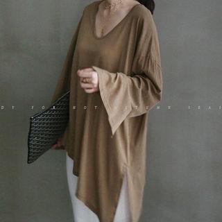 Symmetric-hem Loose-fit T-shirt