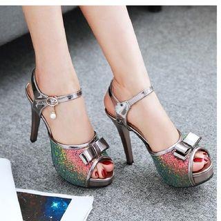 Hollow Out Platform High Heel Sandals