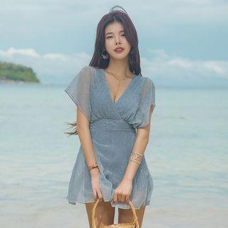 Glitter Mesh Swimdress