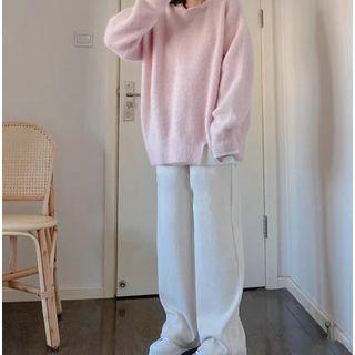 Wide Leg Pants / Sweater / Set