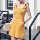 Ruffle Strap Playsuit