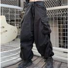 Ruffle Cargo Pants As Shown In Figure - One Size