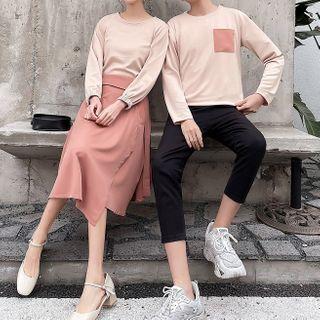 Couple Matching Long-sleeve T-shirt / Pants / Skirt / Set
