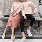 Couple Matching Long-sleeve T-shirt / Pants / Skirt / Set