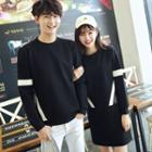 Couple Matching Sweatshirt / Long-sleeve A-line Dress