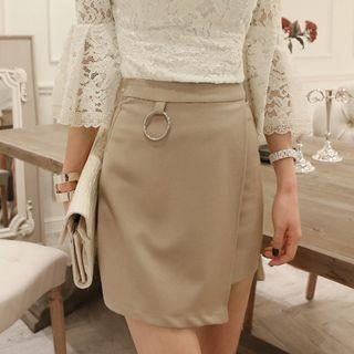 Wrap Fitted Skirt