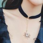 Pendent Velvet Choker