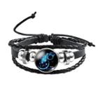 Zodiac Luminescent Leather Bracelet