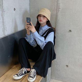 Plain Loose-fit Jumpsuit
