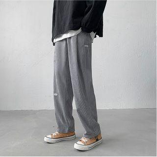 Plain Corduroy Sweatpants