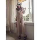 Sleeveless Wide-leg Knit Jumpsuit