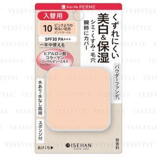 Isehan - Kiss Me Ferme Brightness Powder Foundation Spf 30 Pa+++ (#10) (refill) 11g