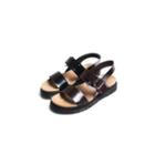 Faux-leather Glossy Strap Sandals