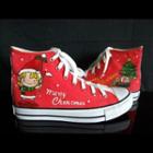 Christmas Elf High-top Canvas Sneakers