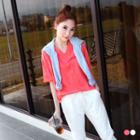 Short-sleeve Plain Tee