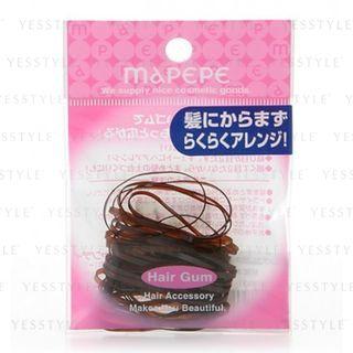 Mapepe - Ring Elastic Dark Brown 36 Pcs
