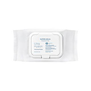 Missha - Super Aqua Ultra Hyalon Cleansing Oil Wipes 30sheets