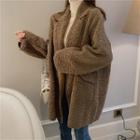 Double Breast Fleece Blazer