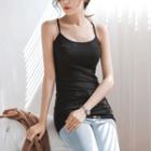 Cross-strap Slim-fit Camisole Top