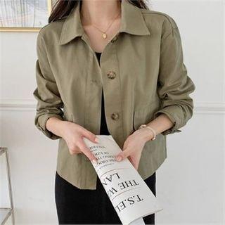 Flap Short Cotton Jacket