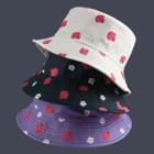 Reversible Floral Print Bucket Hat