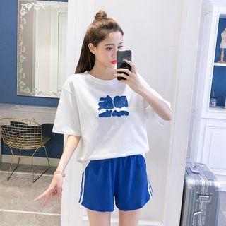 Sports Set: Short-sleeve Top + Shorts