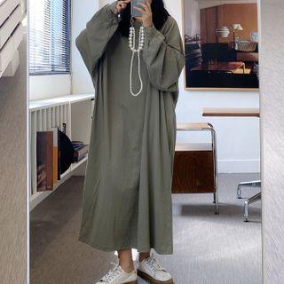 Maxi Shift Sweatshirt Dress