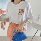 Smiley Patch Loose-fit T-shirt